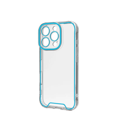 CELLY Glow Hülle iPhone 16 Pro – Blue Line Edition