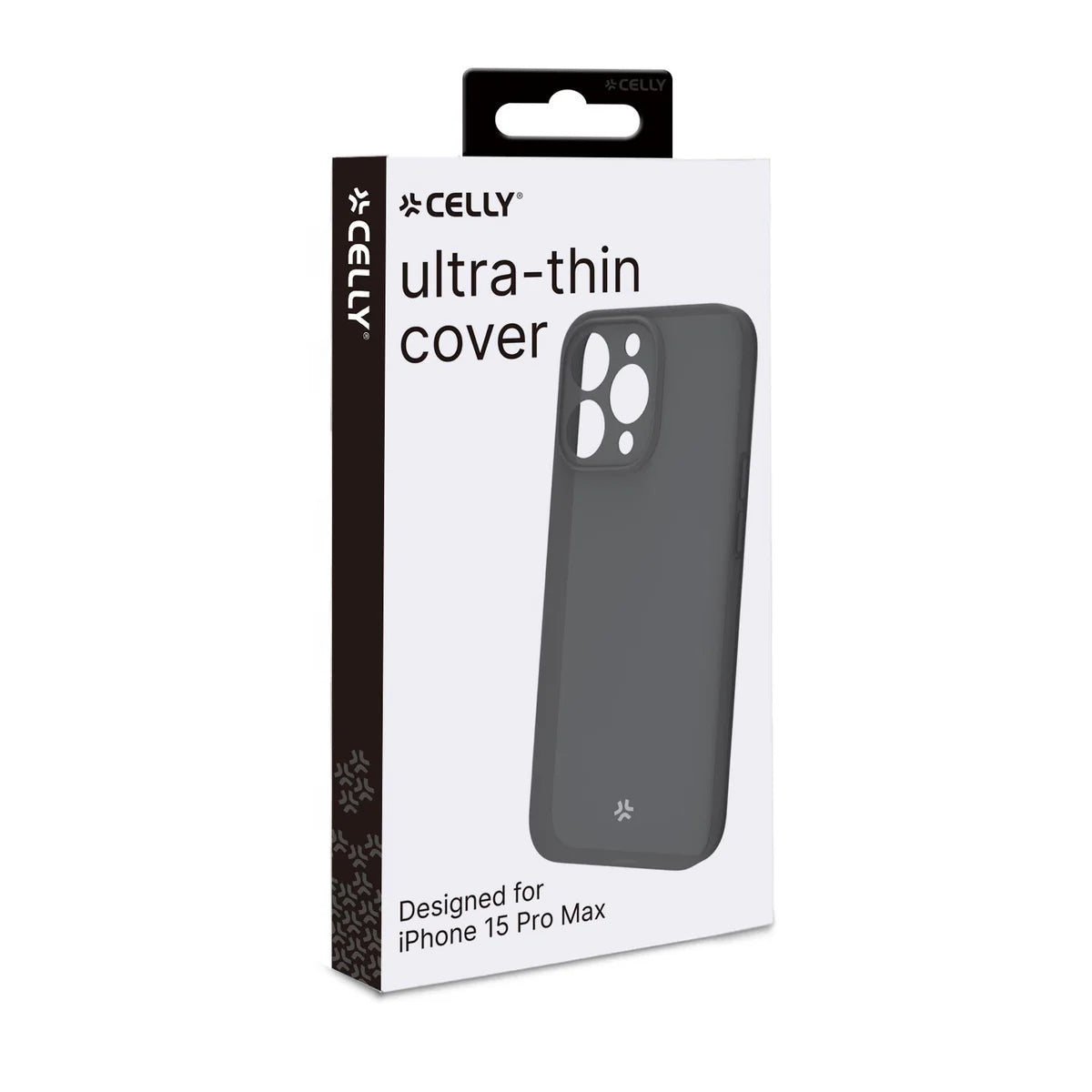 Celly Ultra-Thin Cover für iPhone 15 Pro Max – Schwarz