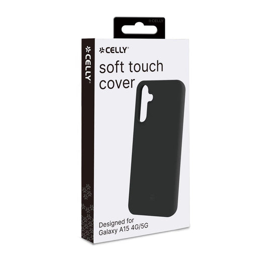 Celly Soft Touch Cover für Samsung Galaxy A15 (4G/5G) – Schlank. Stylisch. Sicher.