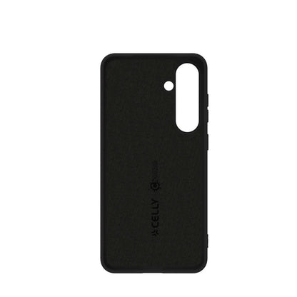 Celly Silicone Case für Samsung Galaxy S25 – Schwarz