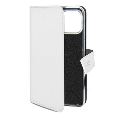CELLY Wallet Case iPhone 16 Pro – White Smart Edition