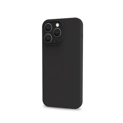 Celly Cromo Silikonhülle für iPhone 16 Pro Max – Schwarz, schlank & stoßfest
