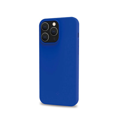 Celly Cromo Silikonhülle für iPhone 16 Pro Max – Blau, stoßfest & matt