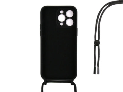Rixus Silikon Hülle mit Umhängeband – für iPhone 12 Pro