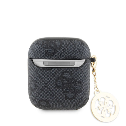 GUESS AirPods Case für AirPods 1 & 2 – Schutzhülle mit Logo & Anhänger