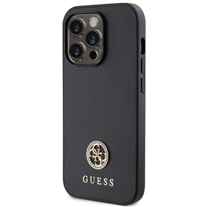 Guess 4G Charm Hardcase für iPhone 15 Pro Max – Schwarz