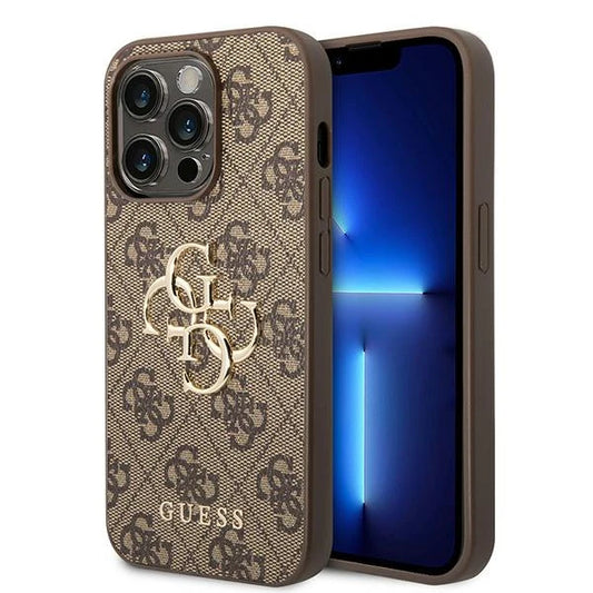 Guess 4G Brown Hardcase für iPhone 15 Pro Max – Braun