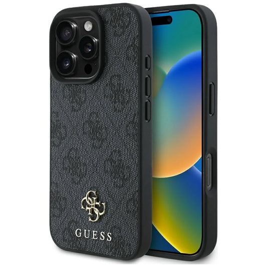 GUESS Premium Schutzhülle für iPhone 16 Pro – Stil. Schutz. Statement