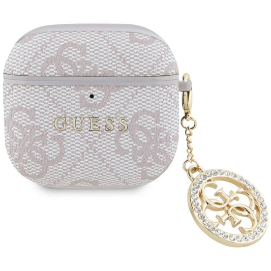 GUESS AirPods 4 Hülle – Elegantes Designer-Case mit Logo-Anhänger