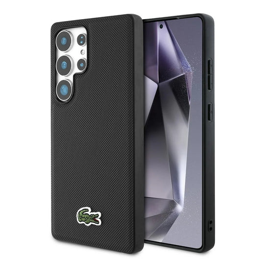 Lacoste Hardcase für Samsung Galaxy S25 Ultra – Schwarz | MagSafe-kompatibel