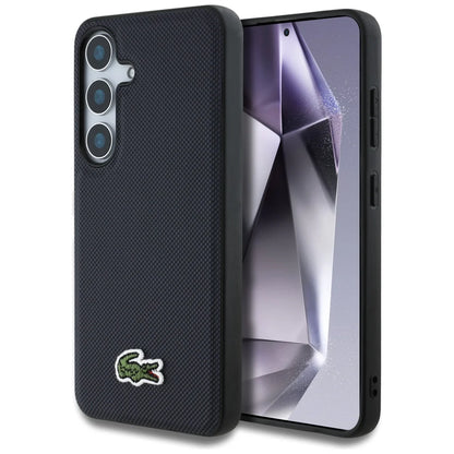 Lacoste PVC Hardcase für Samsung Galaxy S25 – Navy Blau