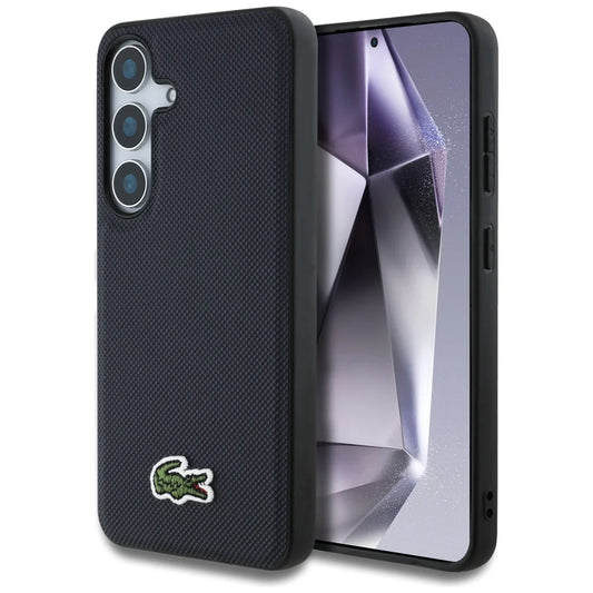 Lacoste PVC Hardcase für Samsung Galaxy S25 – Navy Blau