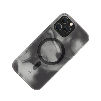 Celly MagSafe Case für iPhone 15 Pro Max – Black Marble