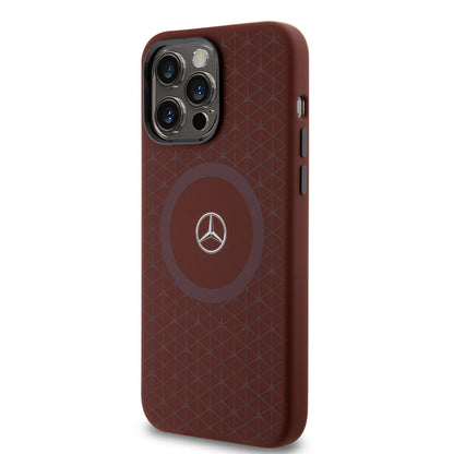 Mercedes-Benz MagSafe Schutzhülle Braun für iPhone 15 Pro Max
