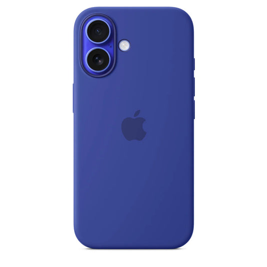 Apple Silikon Case mit MagSafe für iPhone 16 – Mitternachtsblau