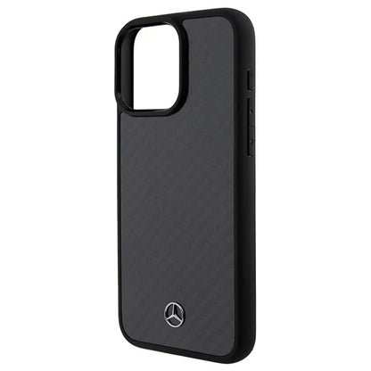 Mercedes-Benz Hardcase für iPhone 15 Pro Max – Schwarz (Carbon Look)