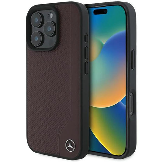 Mercedes Handyhülle für iPhone 16 Pro – Edles Braun & stilvolles Design