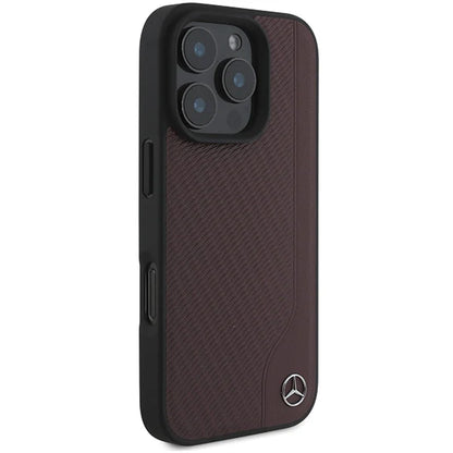 Mercedes Handyhülle für iPhone 16 Pro – Edles Braun & stilvolles Design
