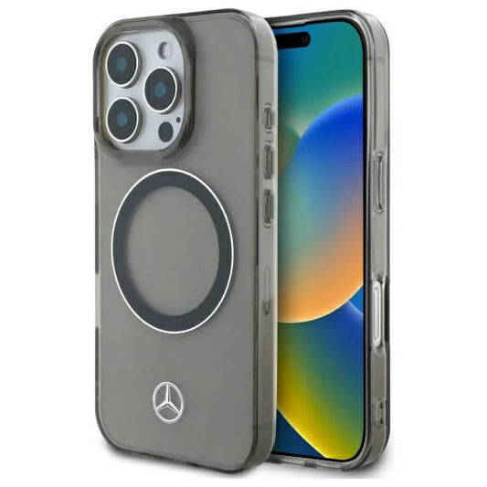 Mercedes-Benz MagSafe Hülle für iPhone 16 Pro – Transparent mit Sternlogo