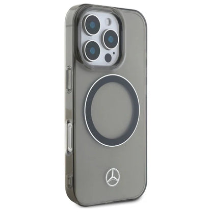Mercedes-Benz MagSafe Hülle für iPhone 16 Pro – Transparent mit Sternlogo