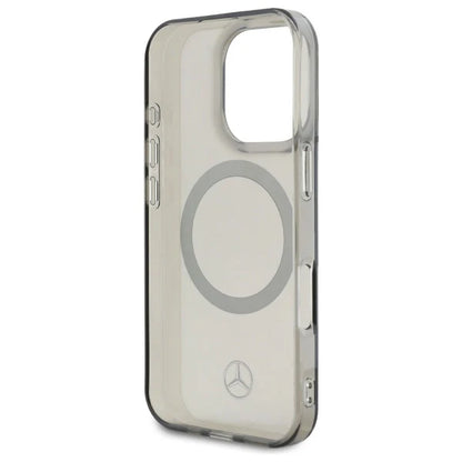 Mercedes-Benz MagSafe Hülle für iPhone 16 Pro – Transparent mit Sternlogo