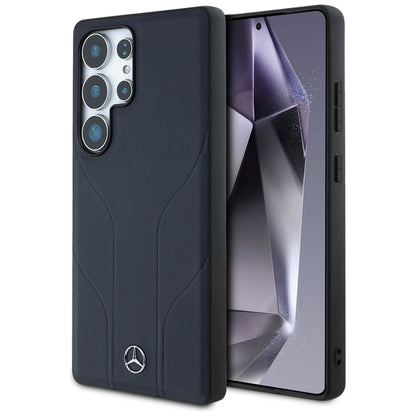 Mercedes-Benz Hardcase für Samsung Galaxy S25 Ultra – Schwarz | Offizielles Leder-Design