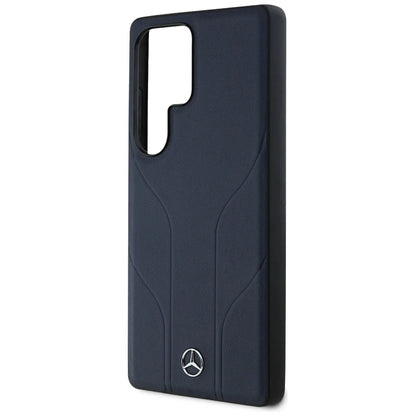 Mercedes-Benz Hardcase für Samsung Galaxy S25 Ultra – Schwarz | Offizielles Leder-Design