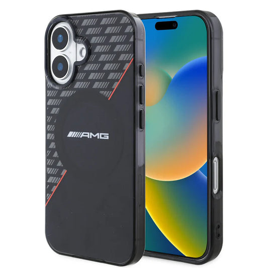 AMG Schutzhülle mit MagSafe für iPhone 16 – Schwarz