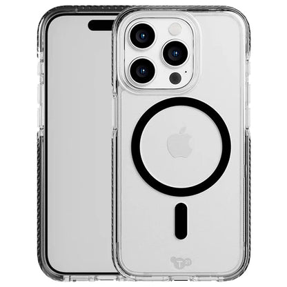 Tech21 Evo Clear MagSafe Hülle für iPhone 15 Pro Max – Transparent, FlexShock™ Schutz, UV-beständig