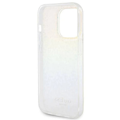 Guess Faceted Mirror Disco Hülle für iPhone 15 Pro Max – Iridescent