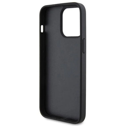 Ferrari Hardcase Twist Metal Logo für iPhone 15 Pro Max – Schwarz/Rot