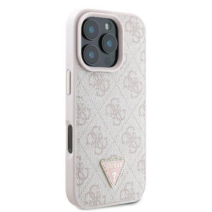 GUESS Crossbody Hülle iPhone 16 Pro – Pink Elegance Edition