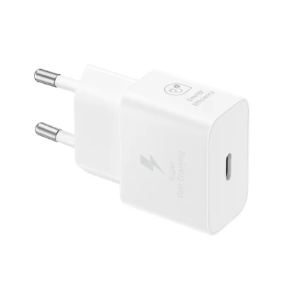 Samsung 25W Super Fast Charging Adapter (USB-C) – Weiß