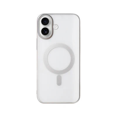 RIXUS MagSafe Hülle für iPhone 16 – Silver