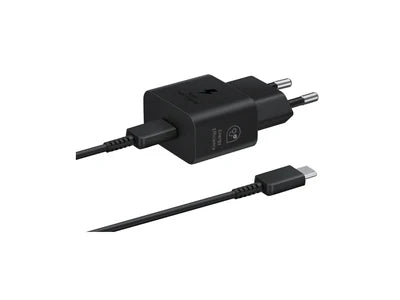 Samsung Schnellladegerät 25W mit USB-C-Kabel – Schwarz