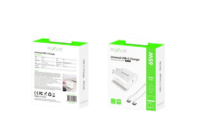 RIXUS Universal USB-C Charger – 65W Schnellladegerät