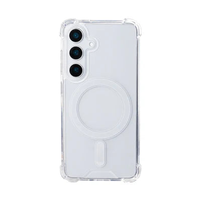 RIXUS Magnetic Clear Case – Transparent | für Samsung Galaxy S25+