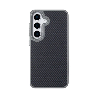 RIXUS Carbon Look Case für Galaxy S25+ – Stylisch & Robust