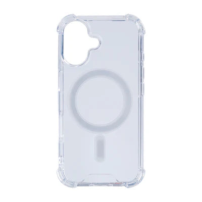 RIXUS MagSafe Stoßfeste Hülle für iPhone 16 – Transparent