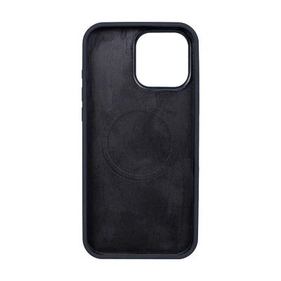 RIXUS Silikonhülle mit MagSafe für iPhone 16 Pro Max – Schwarz