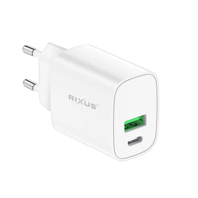 Rixus 20W USB & USB-C Schnellladeadapter