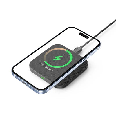 Rixus Boost 15W Wireless Charging Pad – Schnelles, kabelloses Laden für Smartphones & Tablets