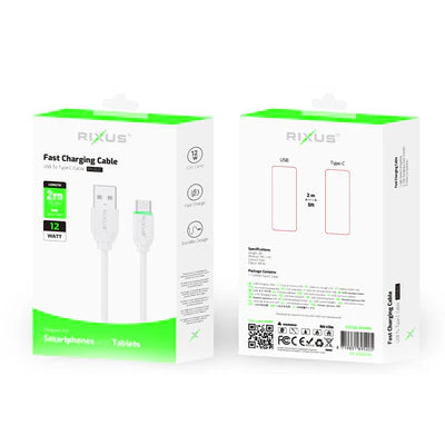 RIXUS USB-A auf USB-C Schnellladekabel (2m)