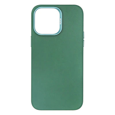 RIXUS Luxury Line Rundum-Schutzhülle – Dunkelgrün (iPhone 14 Pro Max)