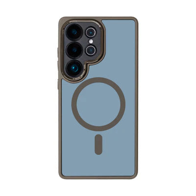 RIXUS Magnetic Case – Braun | Kompatibel mit Samsung Galaxy S25 Ultra