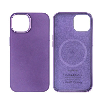 RIXUS Luxury Line Hülle – Lila (für iPhone 15)