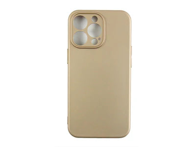 RIXUS Schutzhülle mit Kameraschutz – Gold – für iPhone 13 Pro