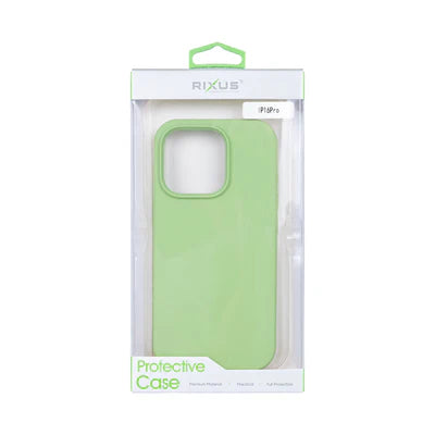 RIXUS MagSafe Hülle für iPhone 16 Pro – Grün (Soft-Touch Finish)
